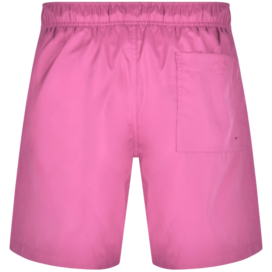 Pink nike swoosh shorts discount